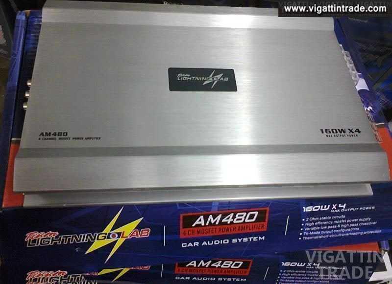 Lightning lab AM480 4 channel amplifier Vigattin Trade