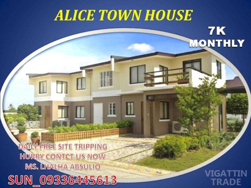 PINOY HOUSE AFFORDABLE ALICE TOWN HOUSE 7K MONTHLY Vigattin Trade