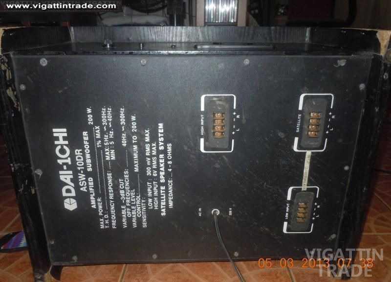 Home Theater Daichi Subwoofer Asw 10dr 200w Only 2 500 Rush Vigattin