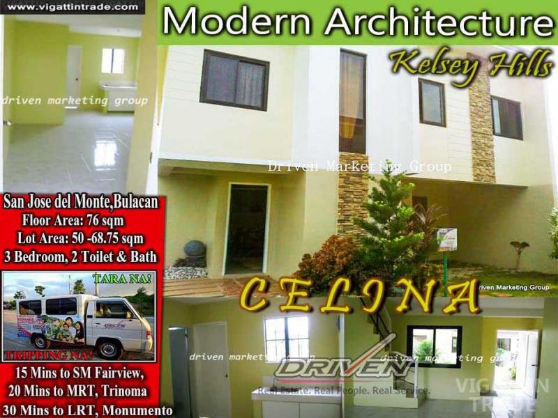 House Lot for sale in celina KELSEY HILLS SJDM Bulacan Vigattin Trade