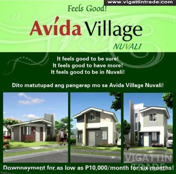 Nuvali Avida Village Sta Rosa Laguna House and Lot 1.5m to 2m Vigattin Trade