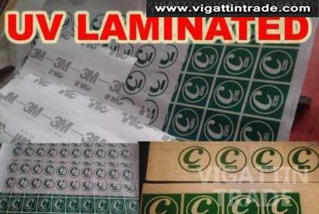 Sticker M Uv Laminate Vigattin Trade