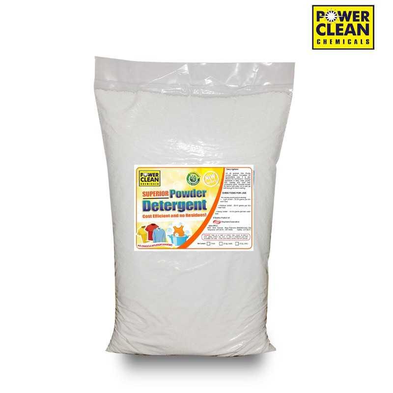 Powerclean SUPERIOR POWDER DETERGENT - Laundry Cleaning Chemical ...