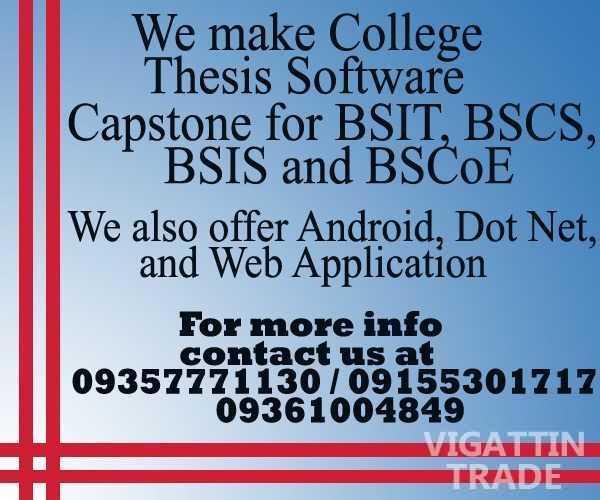 Educational application thesis picture