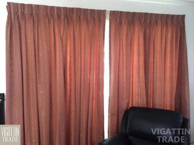 Curtains x 4 pieces with white inner curtains Vigattin Trade