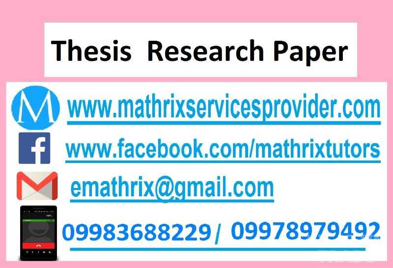 Franchising research paper