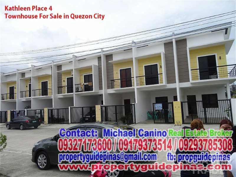 kathleen place 4 affordable townhouse for sale in quezon city near sm north edsa - vigattin trade